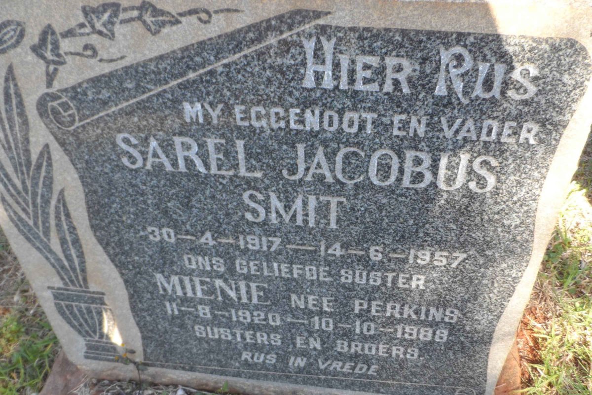 SMIT Sarel Jacobus 1917-1957