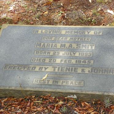 SMIT Maria M.A. 1893-1945
