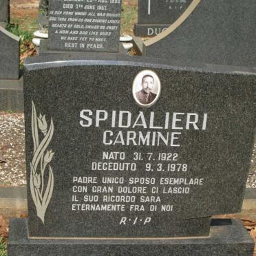 SPIDALIERI Carmine 1922-1978