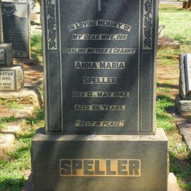 SPELLER Anna Maria -1942