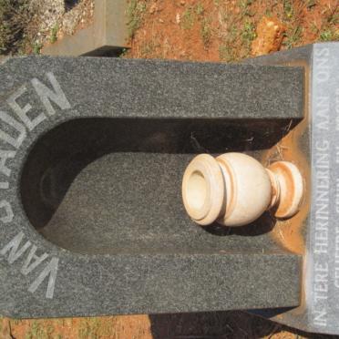 STADEN Hermanus Johannes, van 1968-1968