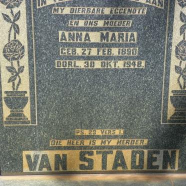 STADEN Anna Maria, van 1890-1948