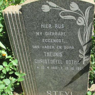 STEYL Theunis Christoffel Botha 1916-1965