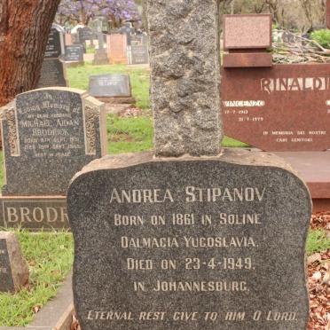 STIPANOV Andrea 1861-1949