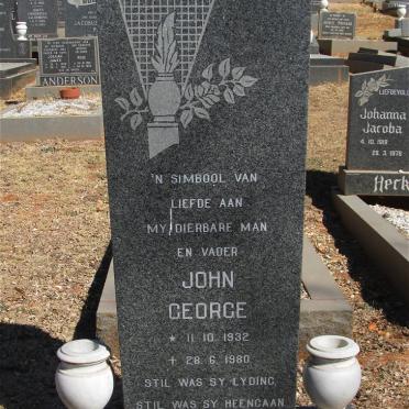 STAPELBERG John George 1932-1980