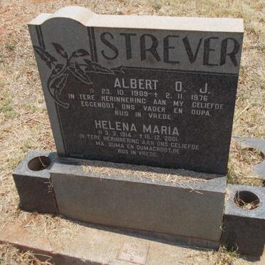 STREVER Albert O.J. 1909-1976 &amp; Helena Maria 1914-2001