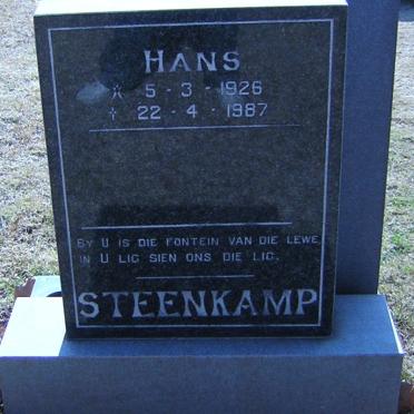 STEENKAMP Hans 1926-1987