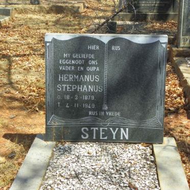 STEYN Hermanus Stephanus 1879-1949
