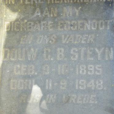 STEYN Douw G.B. 1895-1948