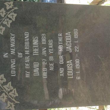 STEYN David Theunis -1969 &amp; Louisa Jacoba 1900-1980