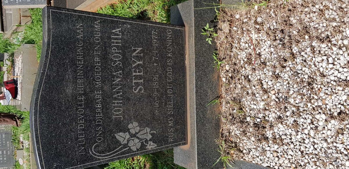 STEYN Johanna Sophia 1891-1977
