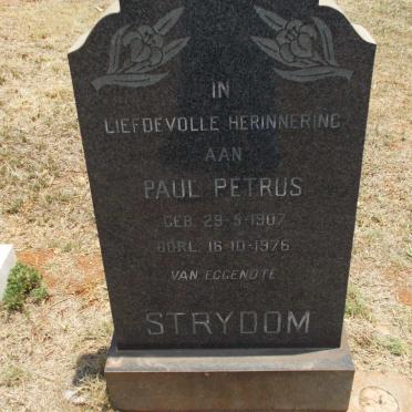STRYDOM Paul Petrus 1907-1976