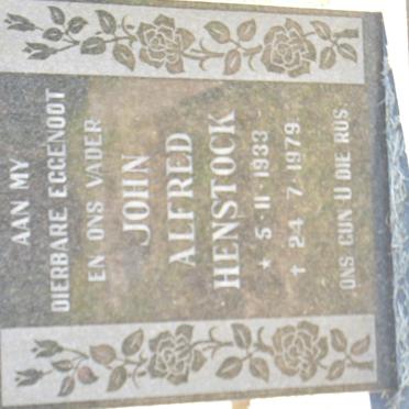 STRYDOM John Alfred Henstock 1933-1979