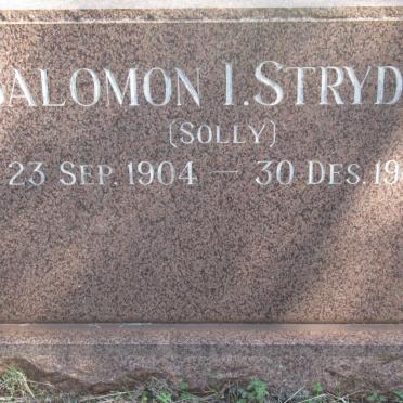 STRYDOM Salomon I. 1904-1964