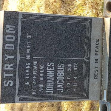 STRYDOM Johannes Jacobus 1908-1978