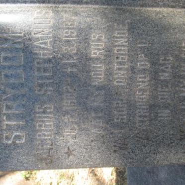 STRYDOM Jacobus Stephanus 1902-1967