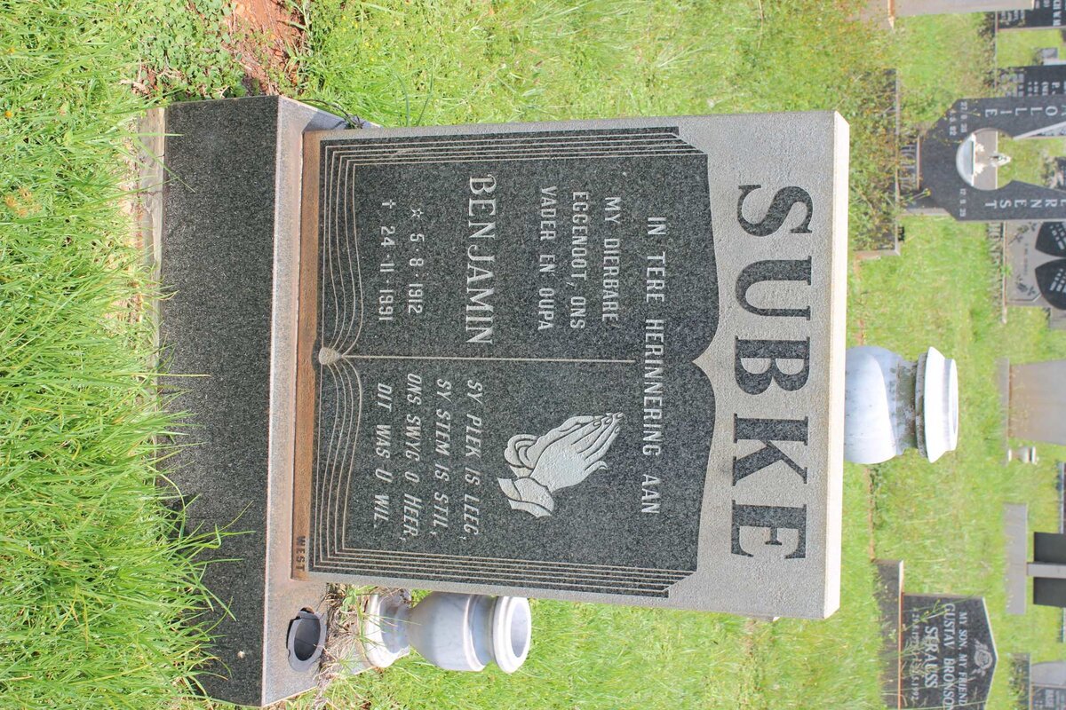 SUBKE Benjamin 1912-1991