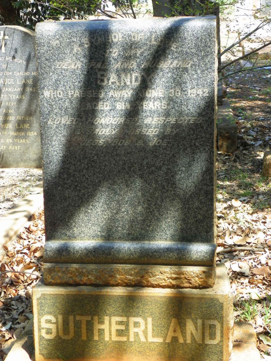 SUTHERLAND Sandy -1942