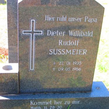 SUSSMEIER Dieter Willibald Rudolf 1935-1986