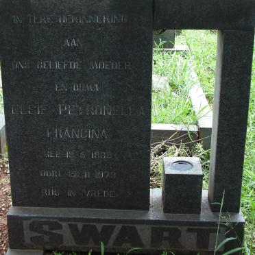 SWART Elsie Petronella Francina 1888-1973