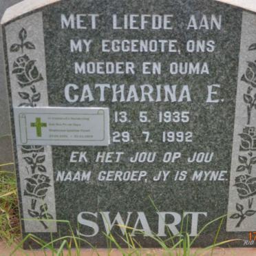 SWART Stephanus Ignatius 1931-1999 &amp; Catharina E. 1935-1992