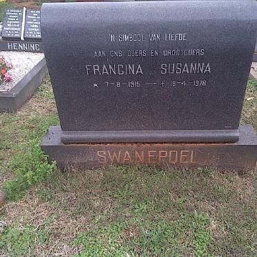 SWANEPOEL Francina Susanna 1915-1978