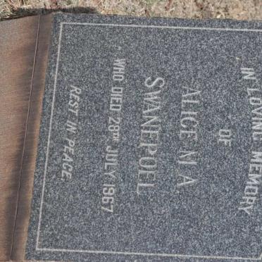 SWANEPOEL Alice M.A. -1967