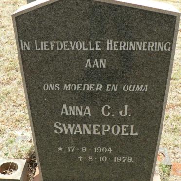SWANEPOEL Anna C.J. 1904-1979