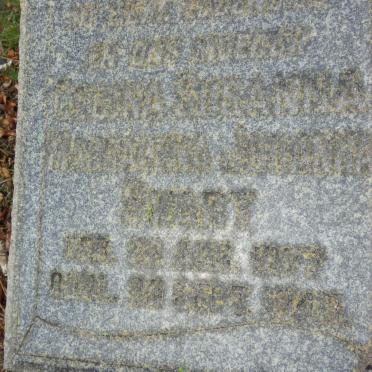 SWART Gesina Susanna Magdalena Johanna 1877-1943