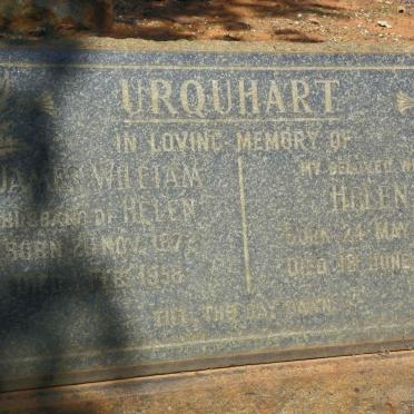 URQUHART James William 1872-1958 &amp; Helen 1874-1955