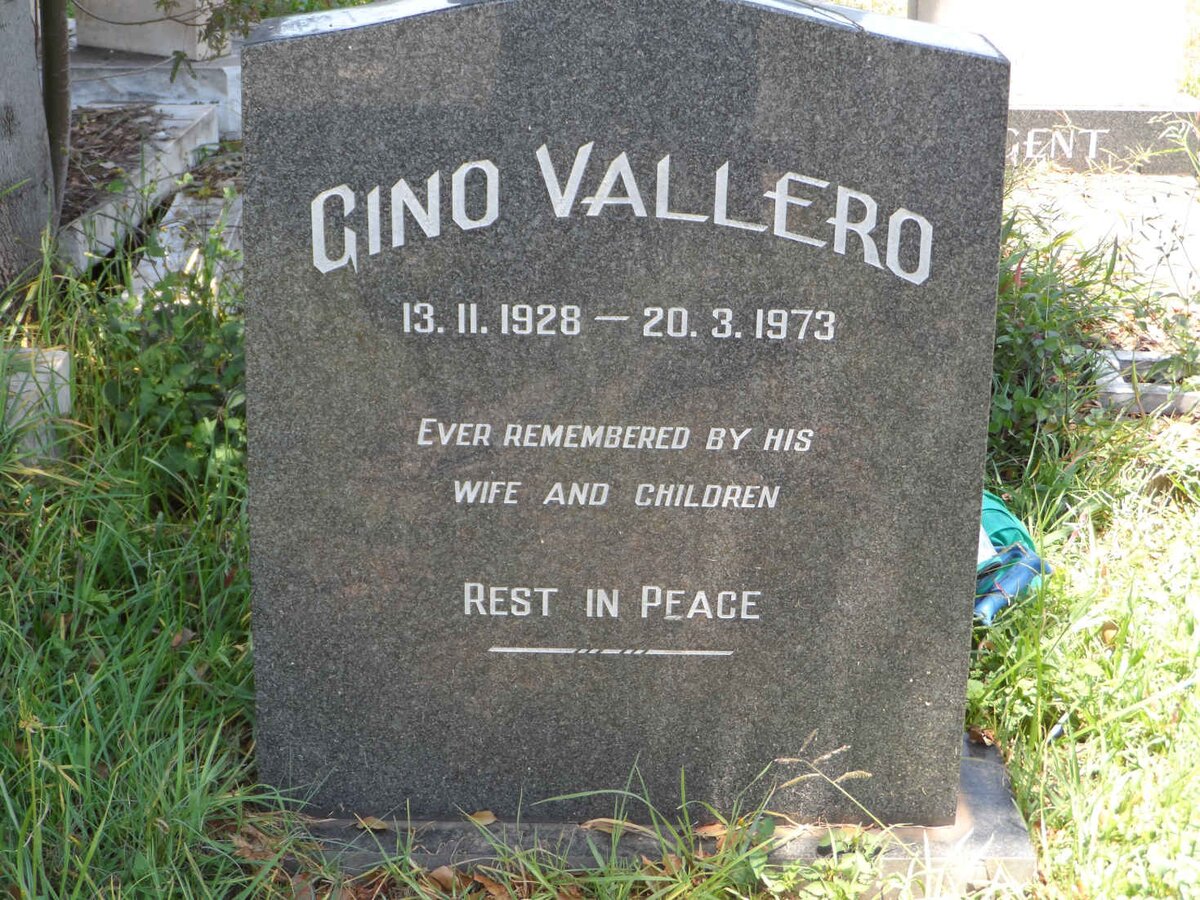 VALLERO Gino 1928-1973