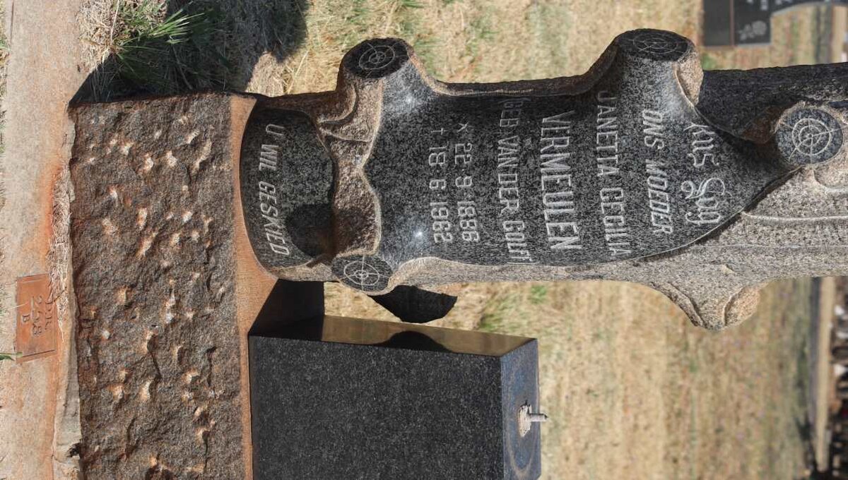 VERMEULEN Janetta Cecilia nee VAN DER COLFF 1886-1962