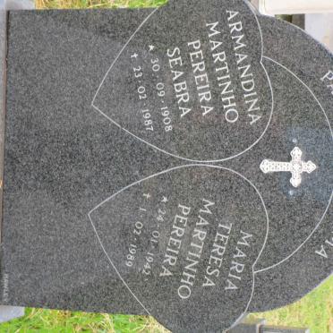 VENDEIRO Armandina Martinho Pereira Seabra 1908-1987 :: VENDEIRO Maria Teresa Martinho Pereira 1942-1989