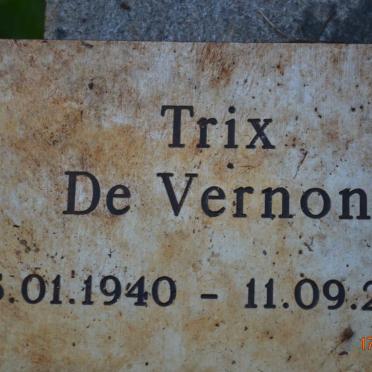 VERNON Trix, de 1940-2007