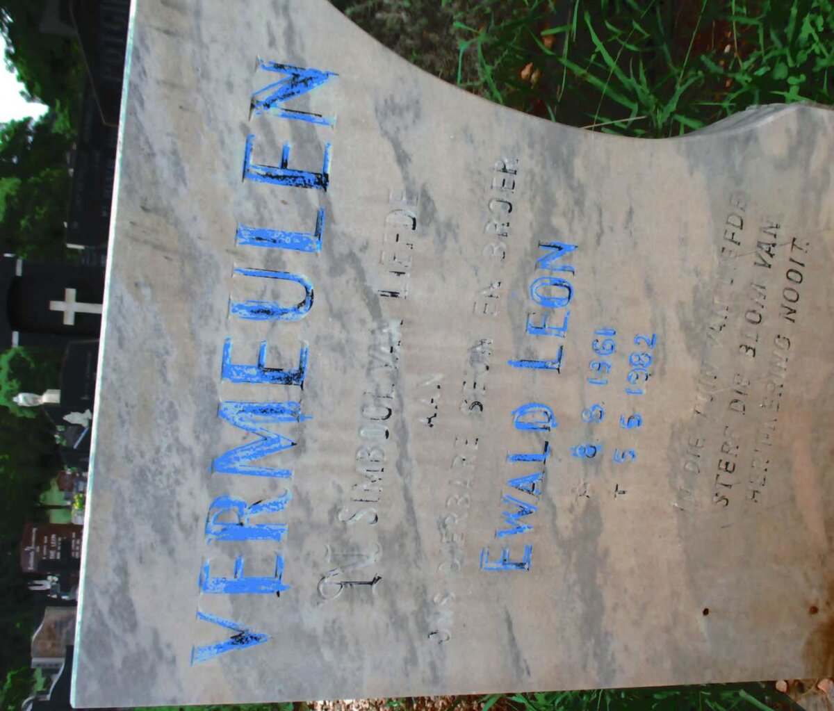 VERMEULEN Ewald Leon 1961-1982