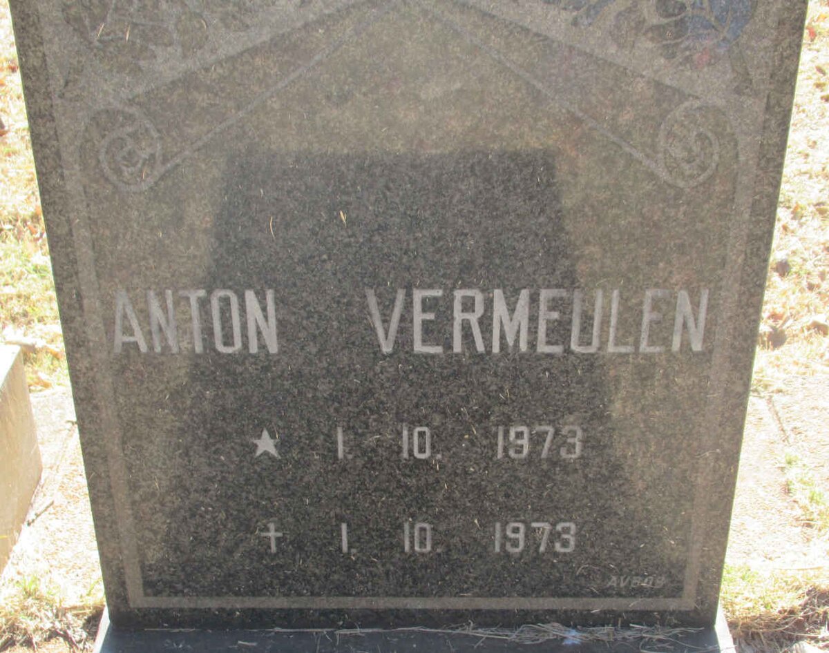 VERMEULEN Anton 1973-1973