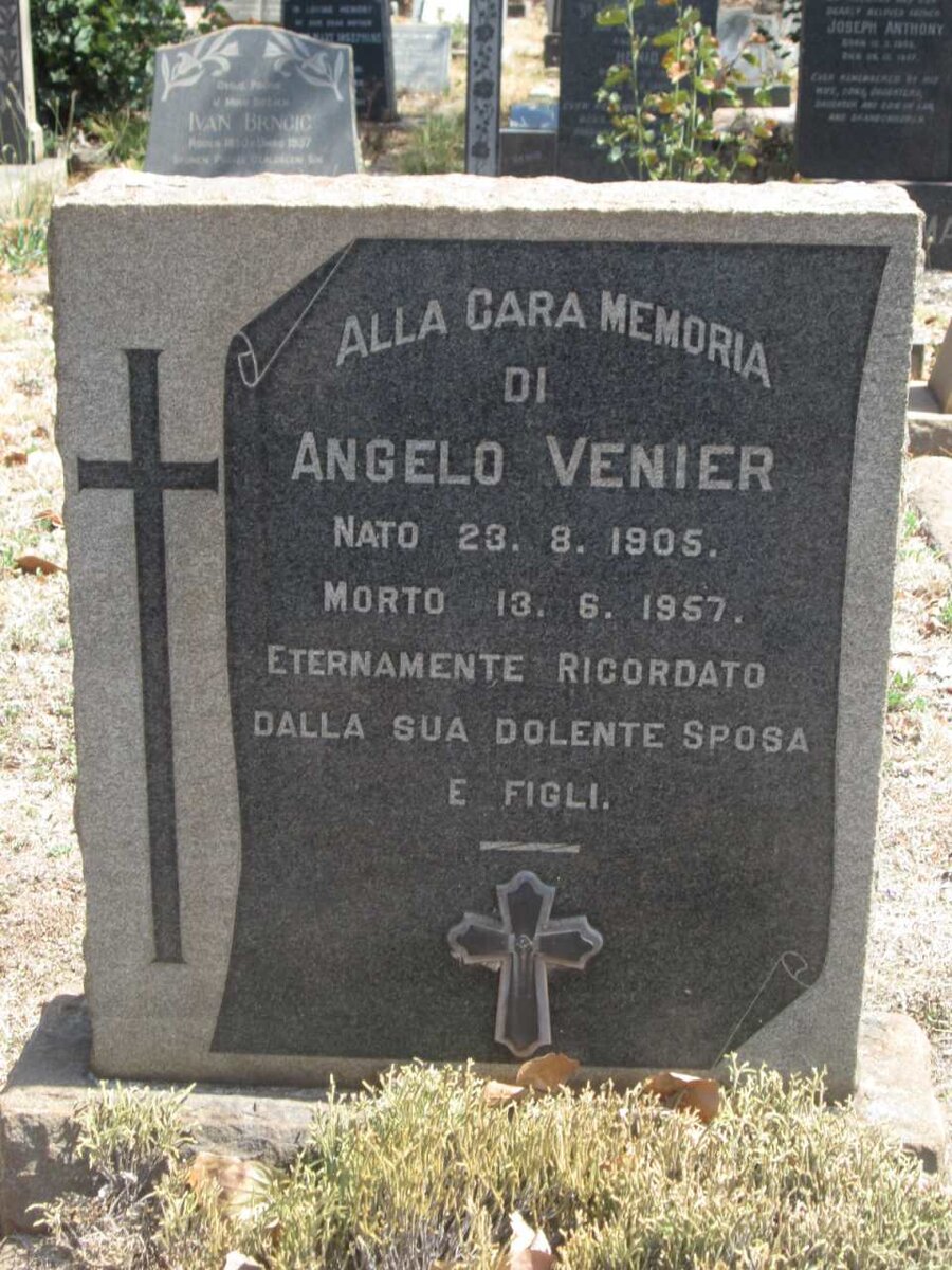VENIER Angelo 1905-1957