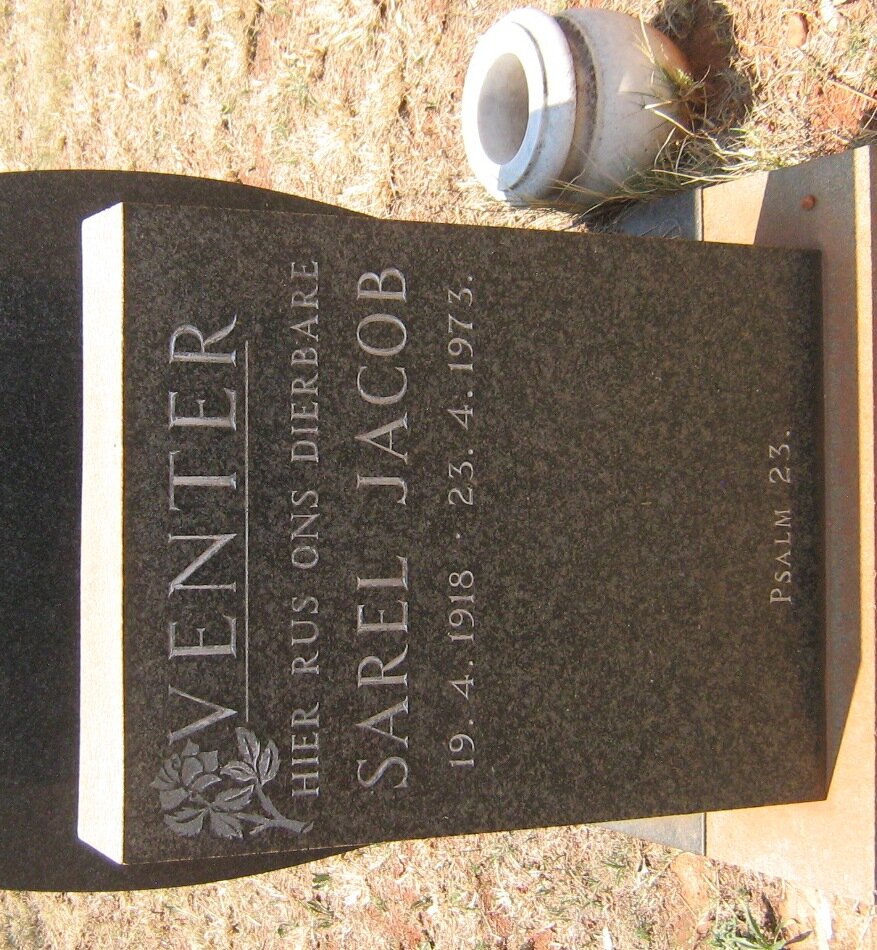 VENTER Sarel Jacob 1918-1973