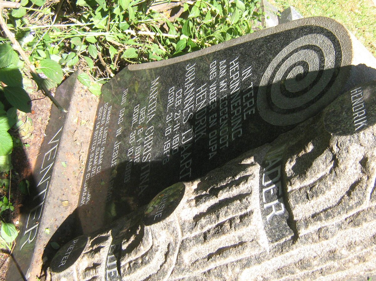 VENTER Hendrik Johannes Tjaart 1910-1966 &amp; Martha Christina 1918-1989