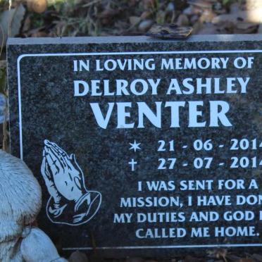 VENTER Delroy Ashley 2014-2014