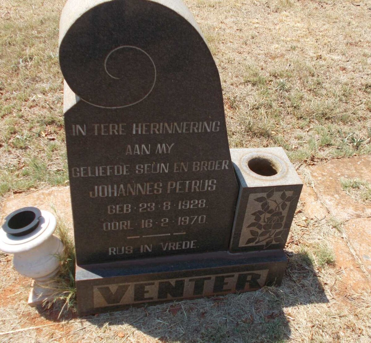 VENTER Johannes Petrus 1928-1970