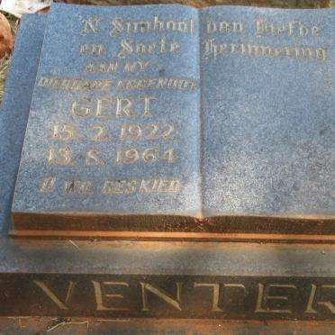 VENTER Gert 1922-1964