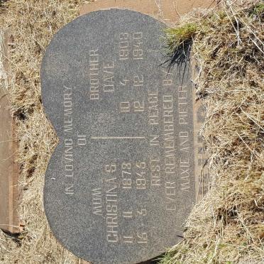 VENTER Petrus Jochemus 1892-1981 :: VENTER Christo 1926-1985 :: ? Christina S. 1873-1945 :: ? Dave 1903-1940