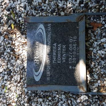 VENTER Theresa Edwena 1927-2016