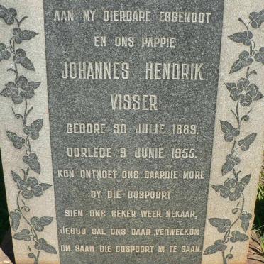 VISSER Johannes Hendrik 1889-1955