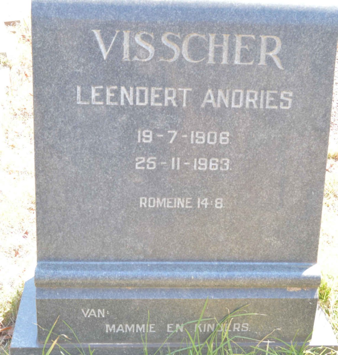 VISSCHER Leendert Andries 1906-1963
