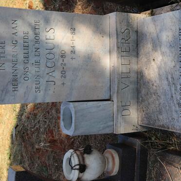 VILLIERS Jacques, de 1980-1982