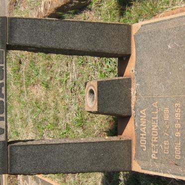 VISAGE Johanna Petronella 1891-1953