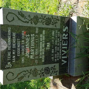 VIVIERS Johannes Marthinus 1906-1981 &amp; Tina 1914-2002