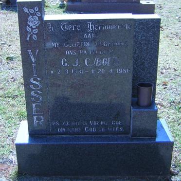 VISSER G.J.C. 1931-1986